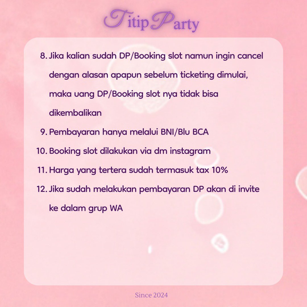 Titip Party๐๐ธ tweet media