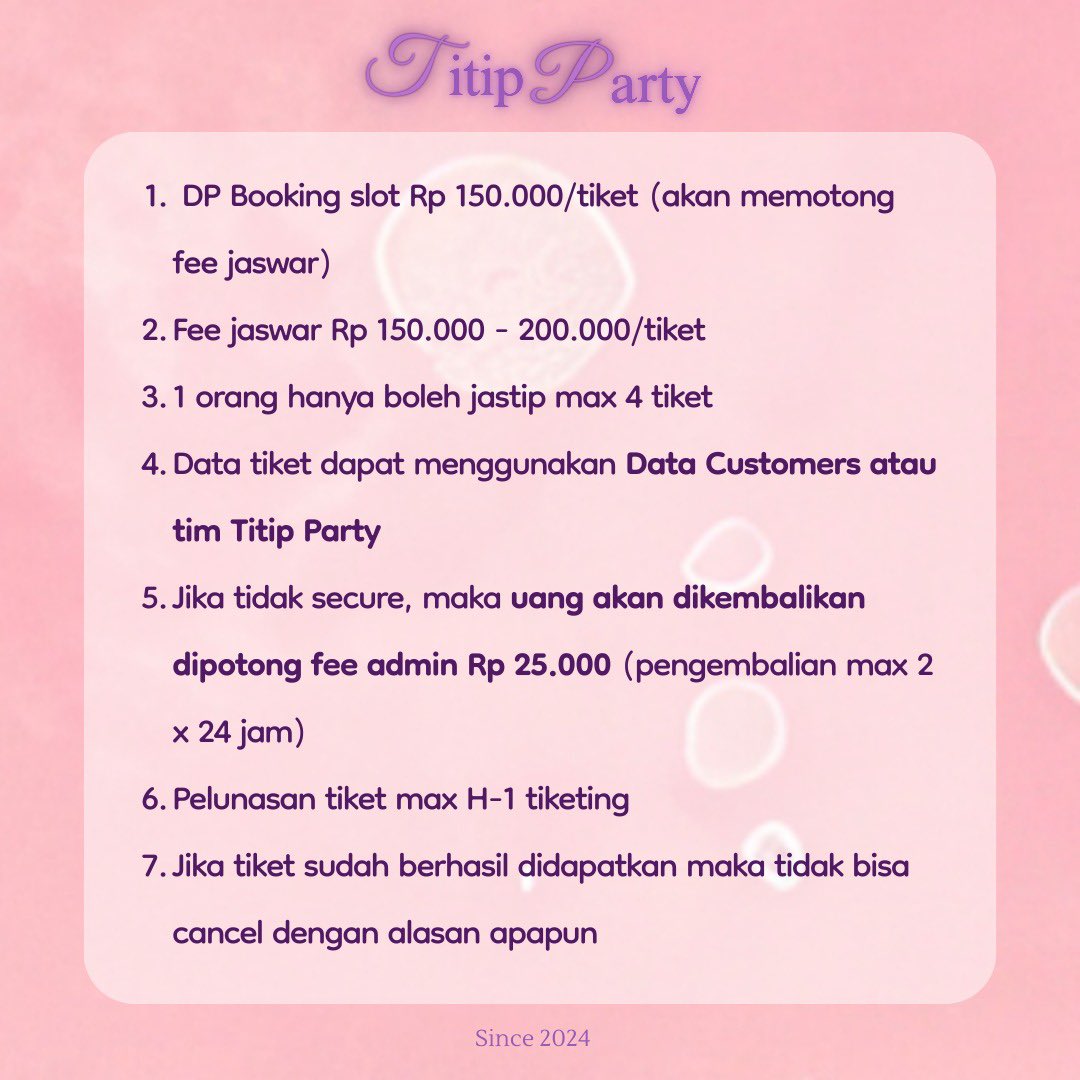 Titip Party๐๐ธ tweet media