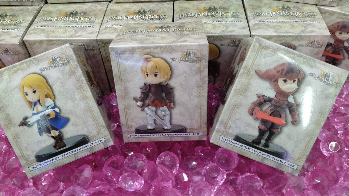景品情報】 ファイナルファンタジータクティクス ミニチュアフィギュア 