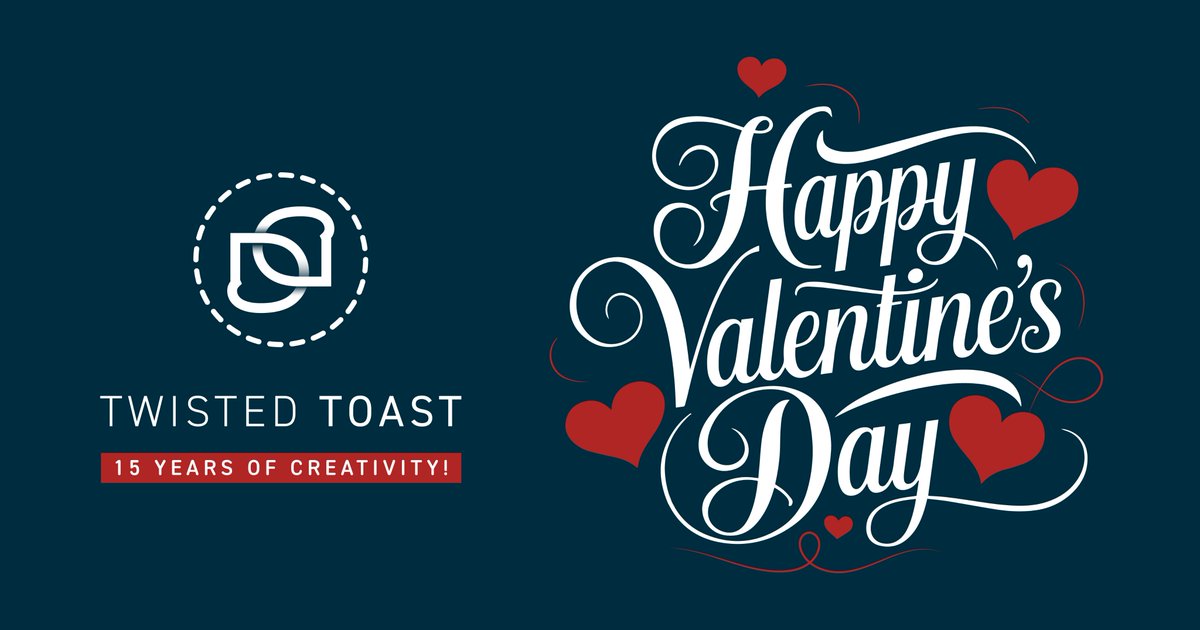 TwistToast's tweet photo. Happy Valentine’s Day from your Toasties ❤️
Whether you’re wooing customers, crushing campaigns, or just here for the chocolate, we’re celebrating bold ideas, brave creativity and a little spark of magic.

#HappyValentinesDay #TwistedToast #15YearsOfCreativity https://t.co/xx9yu85uaI