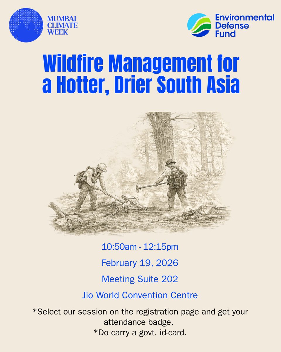 Environmental Defense Fund in India tweet media