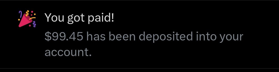 Just received my first ever payout🤯

I started posting on X just 40 days ago, still can’t believe this.

Than you all for supporting me🤝💜