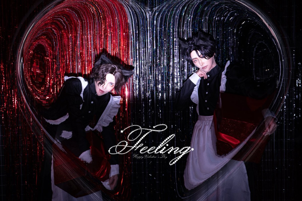 【創作/cos】

+*❤︎ ʜᴀᴘᴘʏ ᴠᴀʟᴇɴᴛɪɴᴇ ❤︎*+
⠀ ｡⌒Y⌒Y⌒Y⌒Y⌒Y⌒🖤
 ❤️         人          人　 　ﾉ
       ＼ ／    ＼  ／　＼ ／
     +*❤︎2026.02.14❤︎*+ 

🐈❤️(左):エルさん＠el12kun 
🐈🖤(右):えりゅ<a href="/Eryu_cos/">えりゅ</a> 
📸:まめさん＠mame1021 
#Eryucosplay🐈❤︎