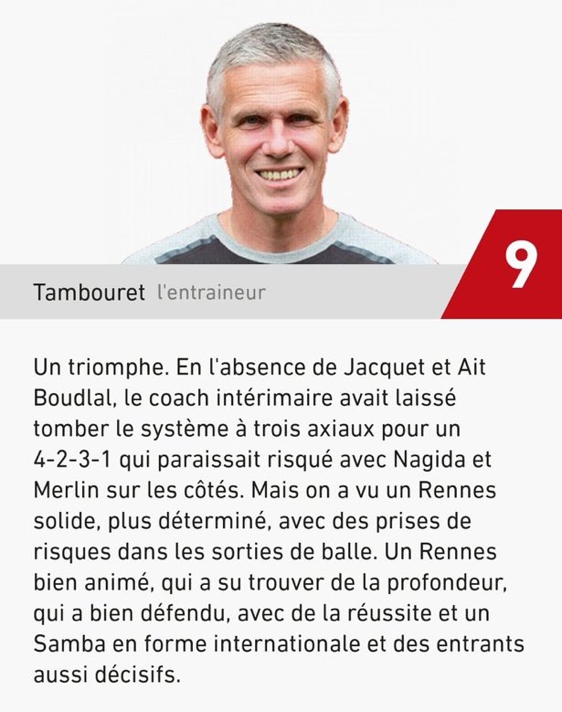 Et un big up pour Monsieur Tambouret #SRFCPSG