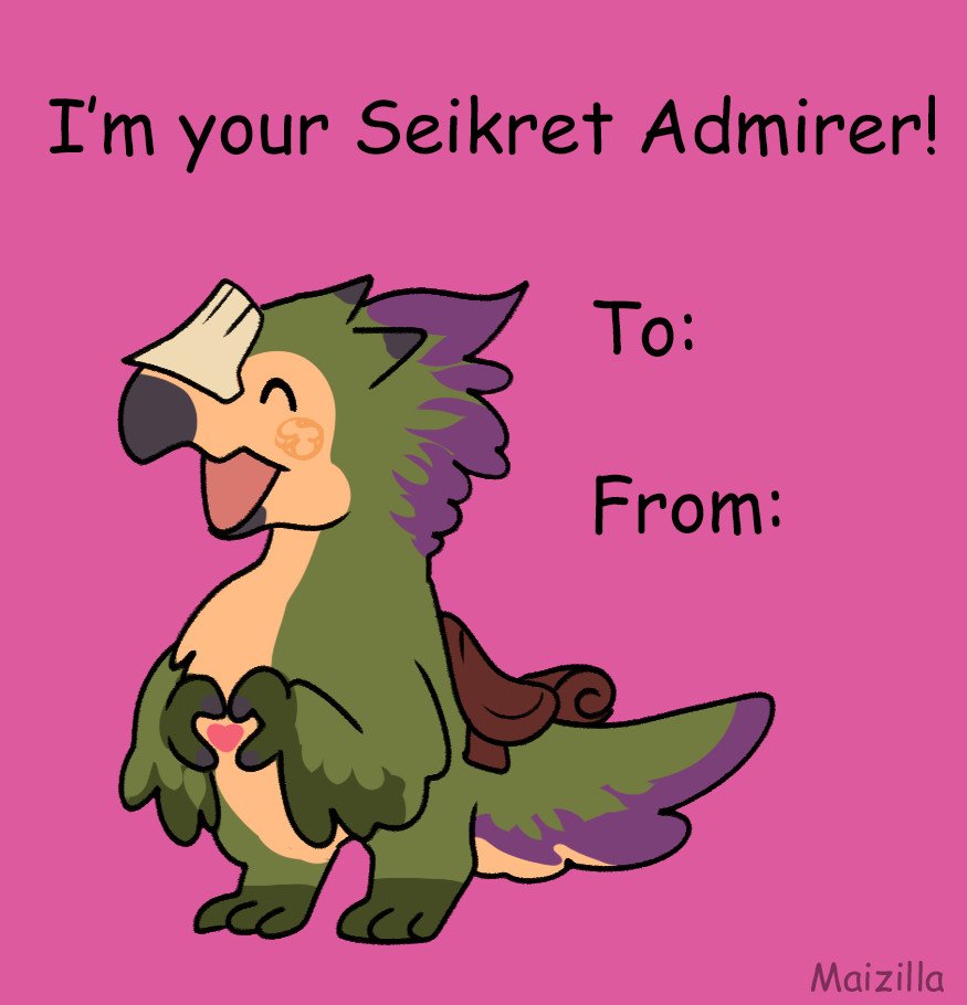 Monster Hunter valentimes for your friends!