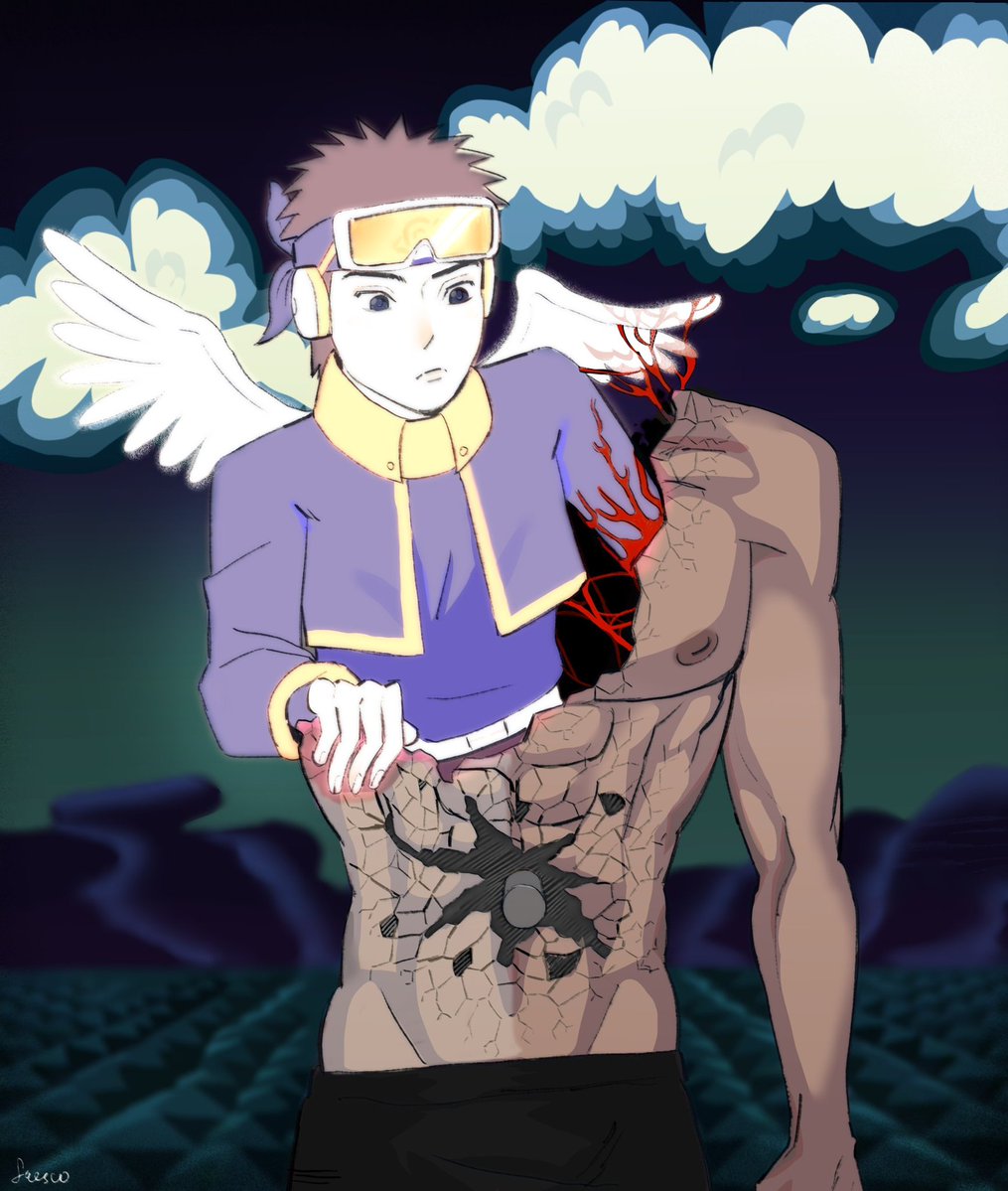 #うちはオビト誕生祭2026
Happy birthday my angel obito💔🥀