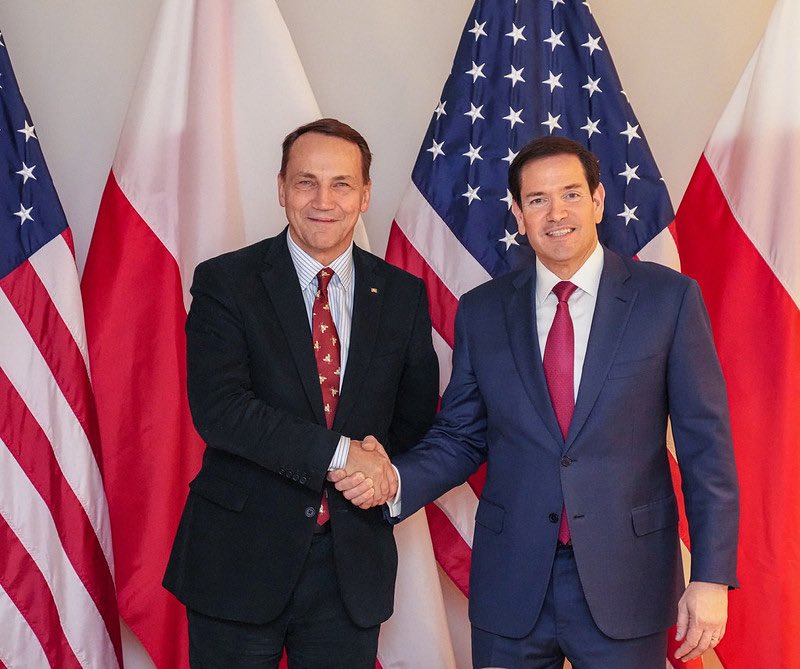 Poland’s top diplomat says Europe’s funding for Ukraine’s defense means it should get a seat at the table in peace talks,