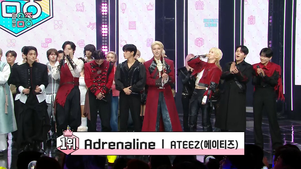 lvs_utopia's tweet photo. “i want to get first place even on music shows where we haven’t yet” JONGHO WE DID IT! THE FIRST WIN ON MUSIC CORE🏆😭

#Adrenaline3rdWin #ATEEZ28thWin
#ATEEZ #에이티즈 @ATEEZofficial https://t.co/aequtveIGh
