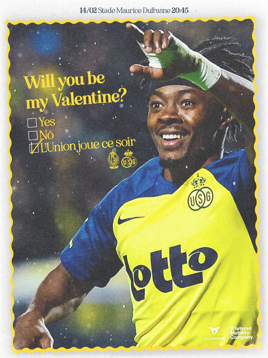 💛 Je t'aime toi l'Union Saint-Gilloise. 💙