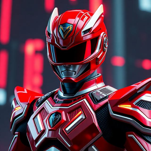 Macarah160692's tweet photo. #DeepAI Red (Chimera) and Blue (Liger) rangers. https://t.co/87D3O88oDi