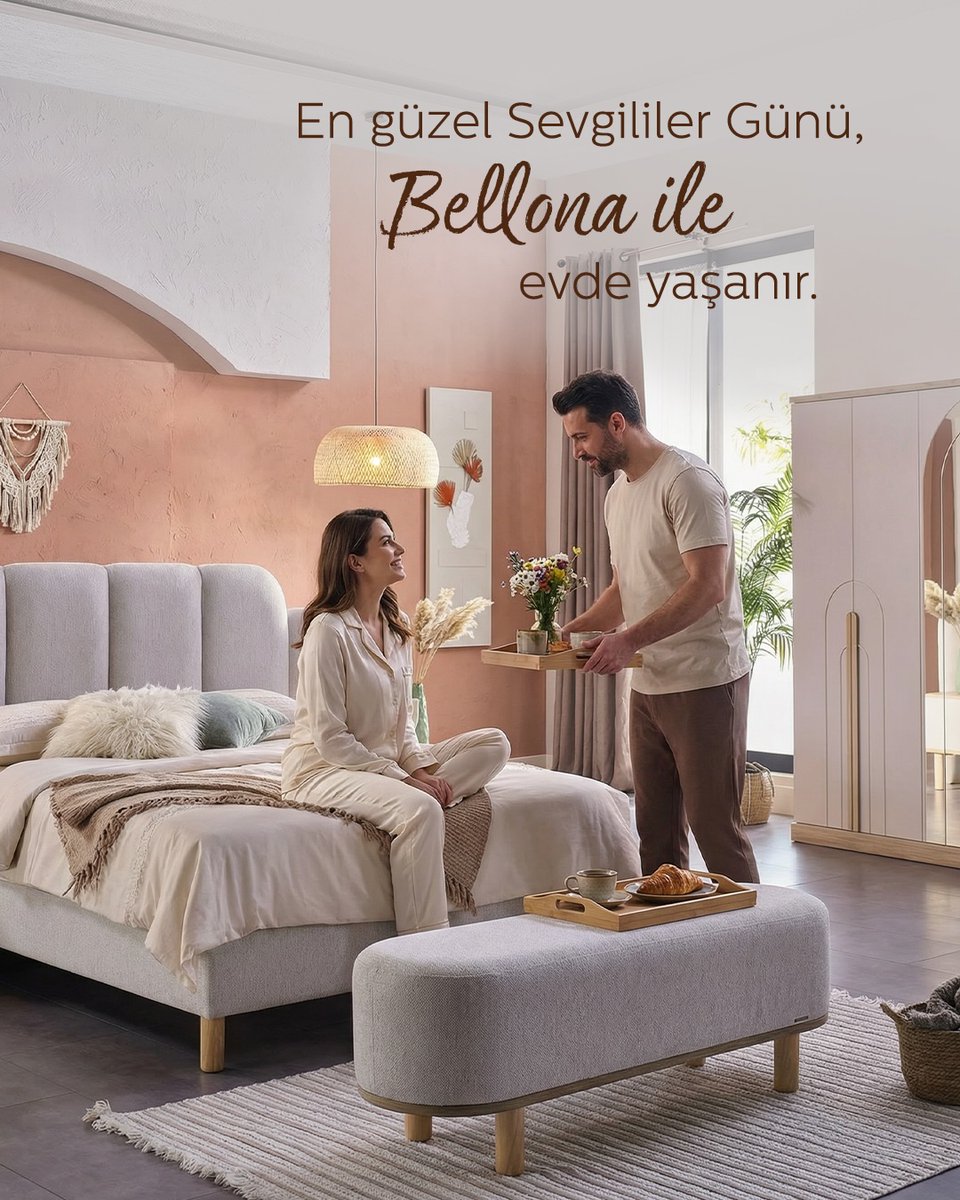 “Seni seviyorum” demenin farklı yolları var. 
Mesela güzel bir sabah, konforlu uylusundan uyanıp 
gözlerini açtığında; ilk gördüğü şeyin ona hazırladığın 
kahvaltı olması...

En güzel Sevgililer Günü, Bellona ile evde yaşanır.🤍