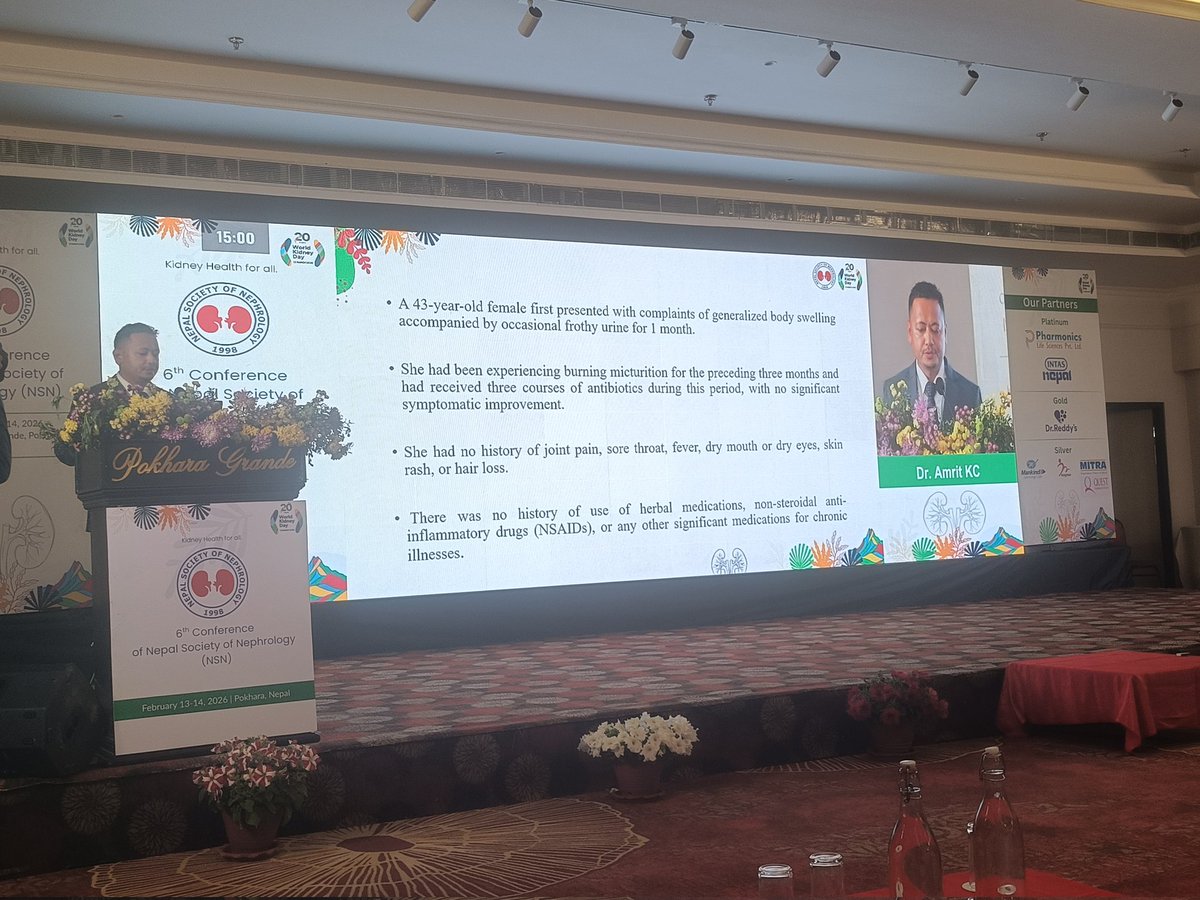 drNabinBasnet's tweet photo. #NSN2026

Difficult case discussion 

Dr Amrit https://t.co/jEZubQb2Lk