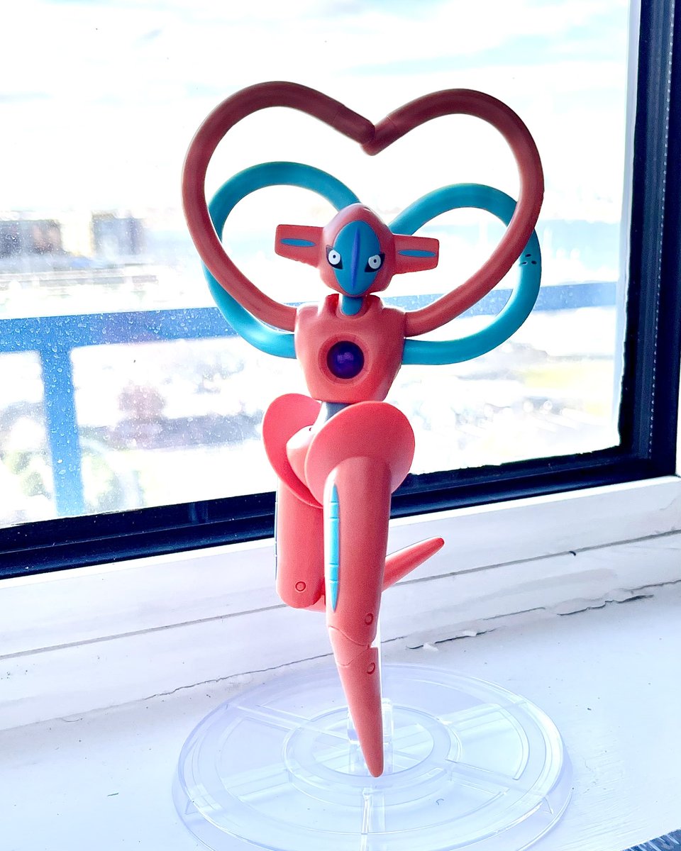 ハッピーバレンタインデー、デオキシスからキスキス💋🤣　#HappyValentinesDay #ポケモン #ハッピーバレンタイン