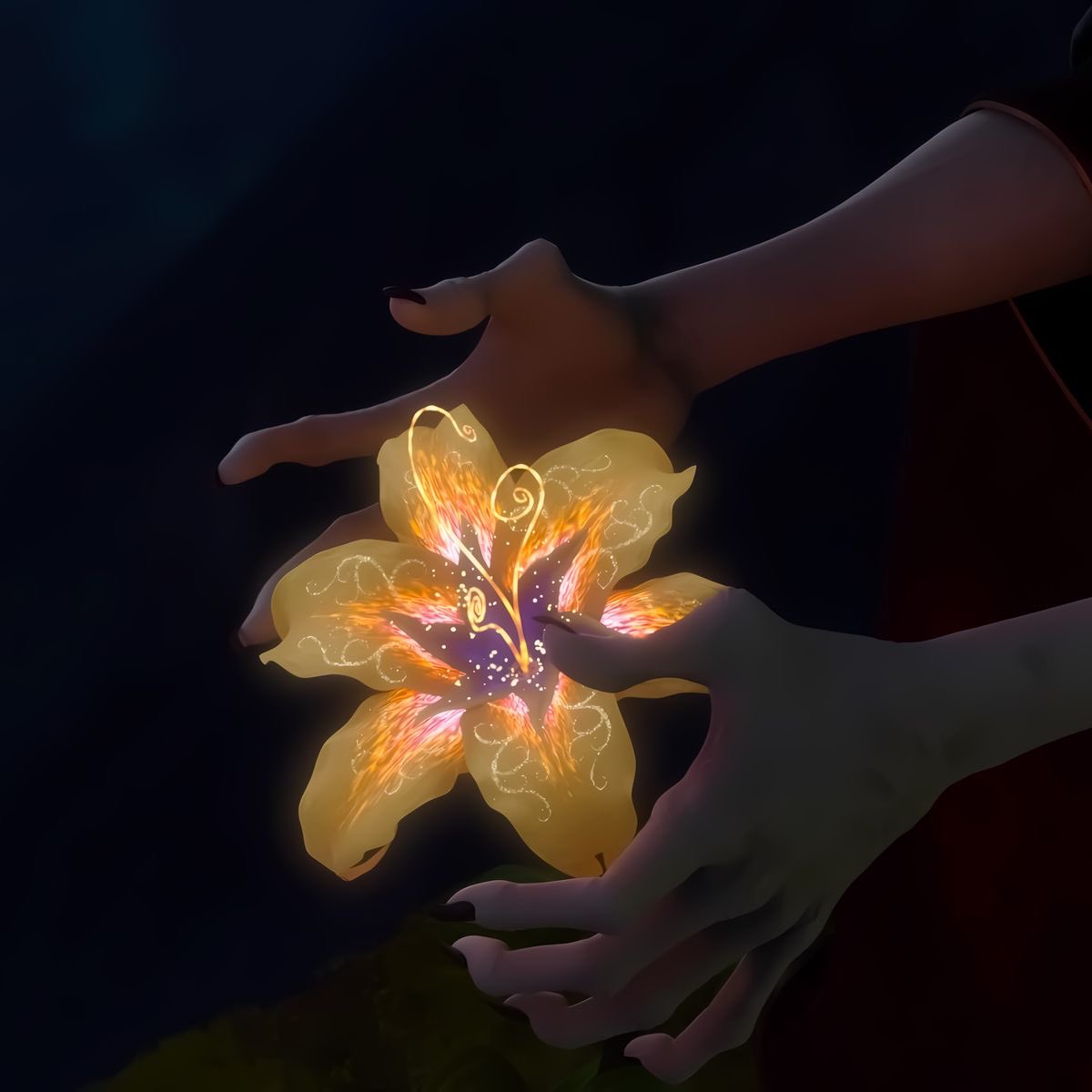 sleepiestfemme's tweet photo. wearing sue’s wedding skin forever so i can feel like rapunzel from tangled with her ult vfx https://t.co/KZLQSjk4vV