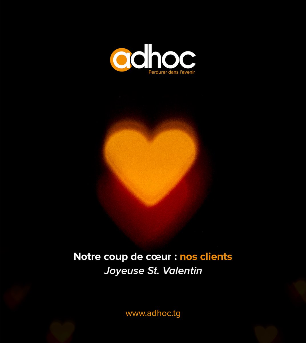 adhoc_tg's tweet photo. Pas de roses. Pas de chocolats.
Juste de la valeur, des idées et des résultats.
Bonne Saint-Valentin à nos clients ❤️

#adhoc #saintvalentin #amoureux #agencedigitaleetcréative https://t.co/HTfXfvgBnM