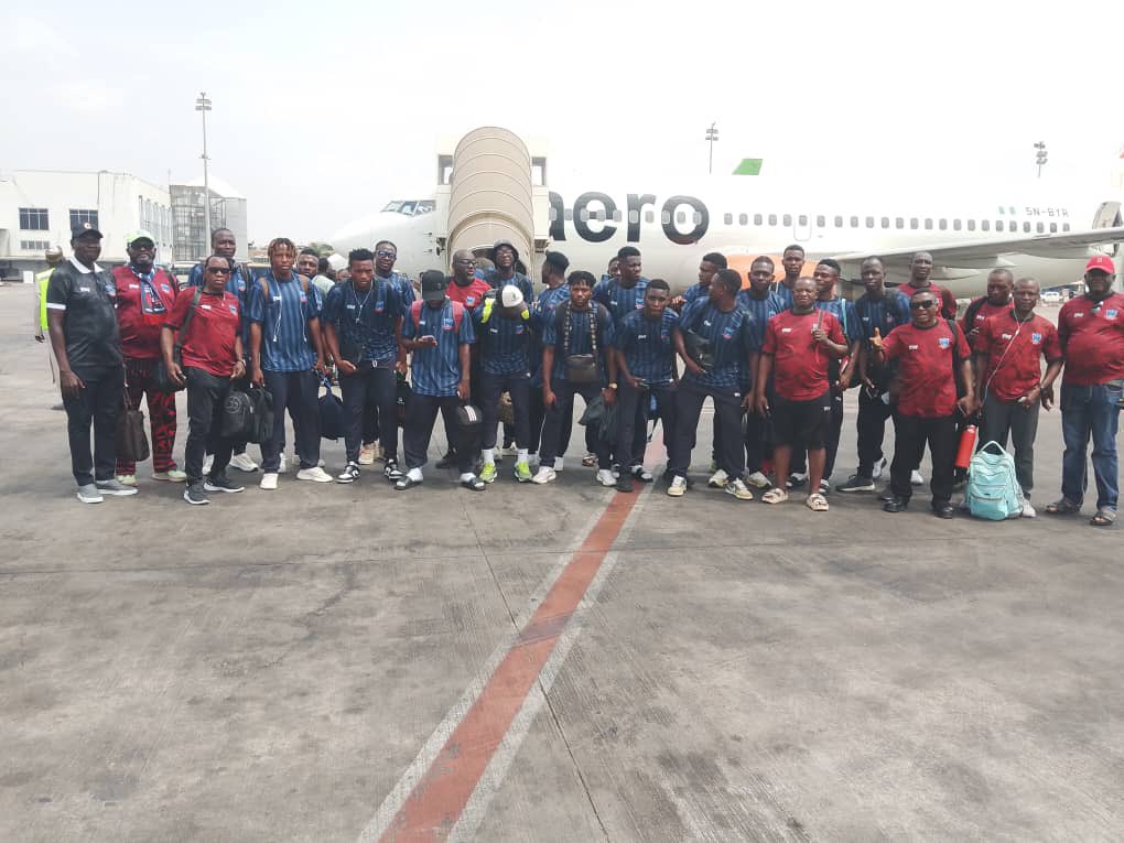 Lobi Stars touched down yesterday via ✈️ at the Sultan Abubakar III International Airport, Sokoto ahead of their Nigeria National League MatchDay 8 fixtures.

They will play against Sokoto United today at the  Giginya Memorial Stadium, Sokoto.

#NNL26