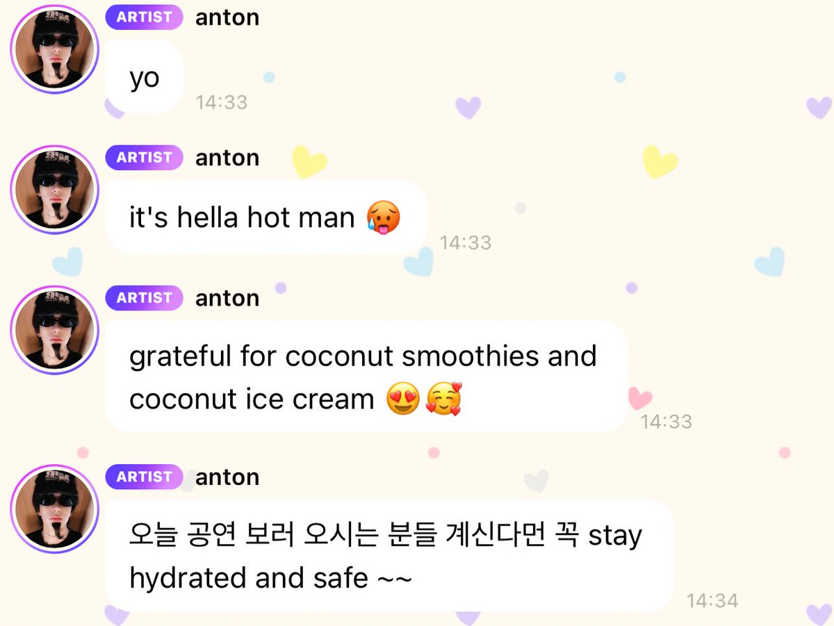 mepuppieyou's tweet image. เจออากาศประเทศไทย แอนตันบอกร้อนมาก 🥵 555555555555 น้องบอกว่าคนที่มาคอนเสิร์ตวันนี้ stay hydrated and safe กันด้วยนะค้าบ~