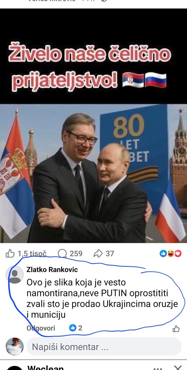 Da da Vučič ..... 🤔 
<a href="/24ur_com/">24ur.com</a> <a href="/8Marec/">Inštitut 8. marec</a> <a href="/JJansaSDS/">Janez Janša</a> <a href="/strankaSDS/">SDS</a> <a href="/Nova24TV/">Nova24TV</a> <a href="/NovaSlovenija/">NSi</a> <a href="/MlRezek/">martin</a> <a href="/glupfejzbuk/">S♥️♥️♥️NIJANŠIST</a> <a href="/ZmavcAnton/">Anton Žmavc</a>