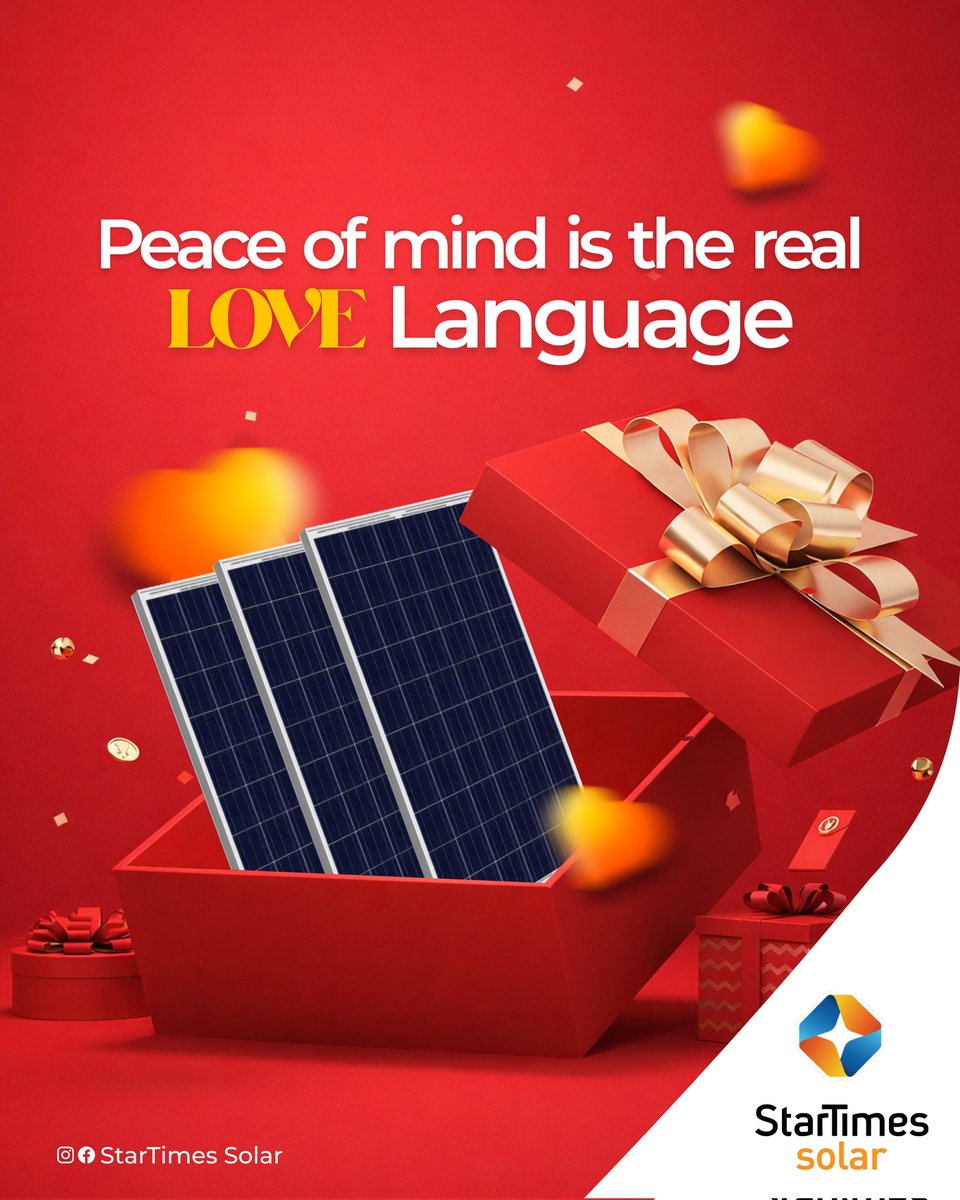 From all of us at Startimes Solar, 

Happy Valentine's Day 

#ValentinesDay2026