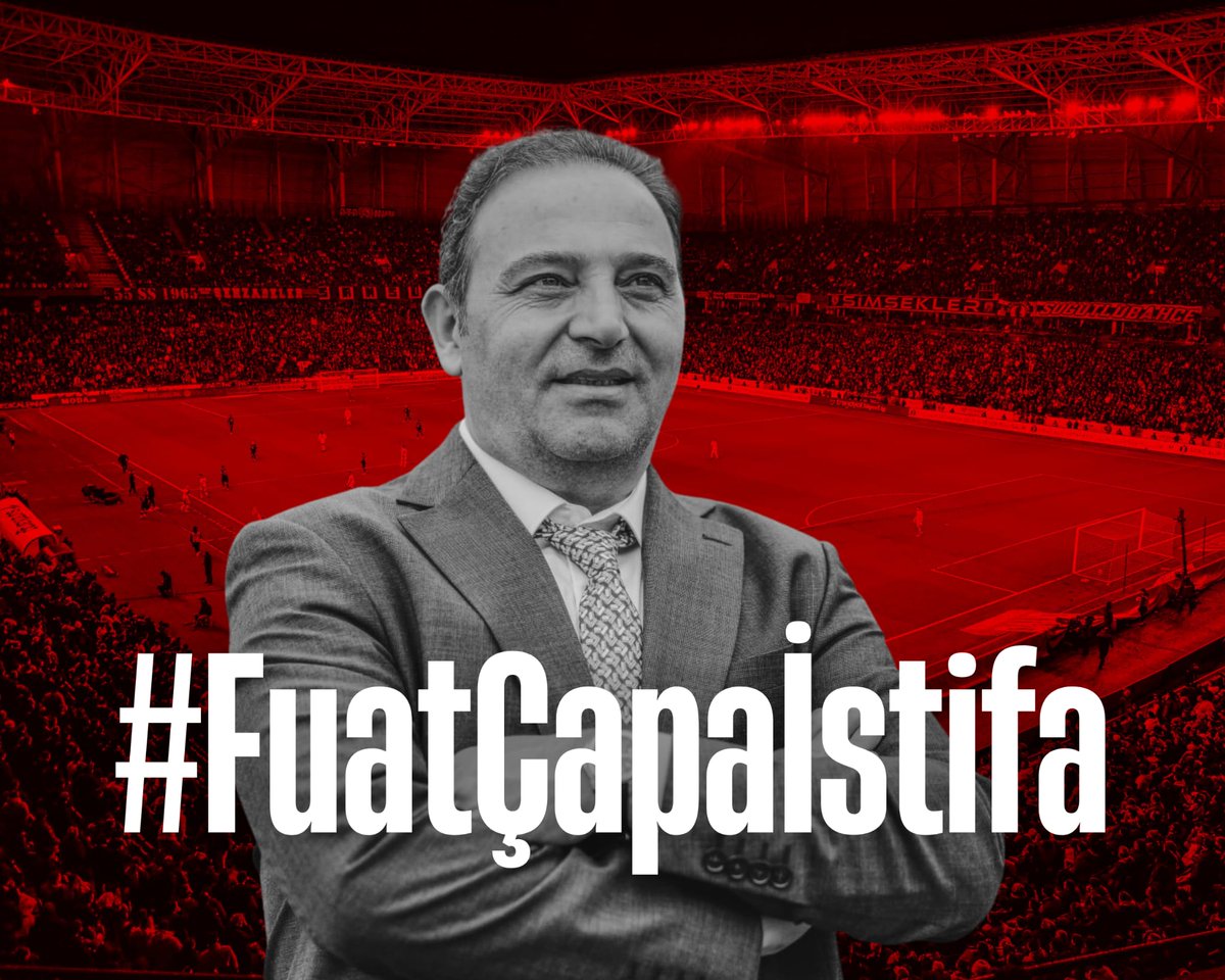 <a href="/Samsunspor/">Samsunspor 🇹🇷</a> Fuat çapa, yapmış olduğu kulisler sonrasında, Thomas Hoca'yı göndermeyi başardı. 
Büyük Samsunspor taraftarı'da bir gün seni gönderecektir, emin ol. 
Taraftarı küçümseme Fuat.