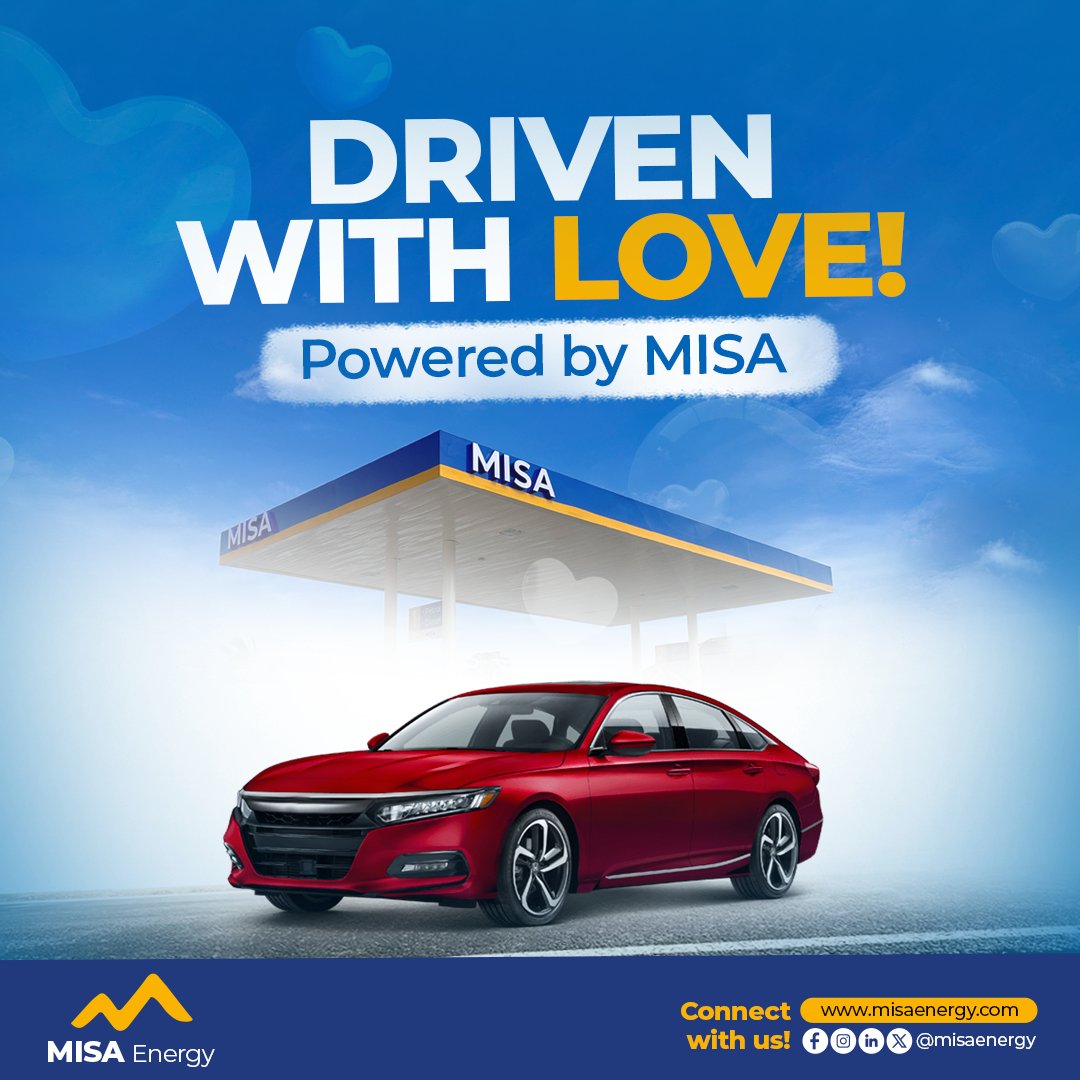 misaenergygh's tweet photo. This Valentine’s, who are you driving with? ❤️
Wherever love leads you, trust MISA Energy to power the ride.

Driven with love, powered by MISA.

#DrivenWithLove #MISAEnergy #ValentinesDay #PoweringConnections https://t.co/3FusH2XiRG