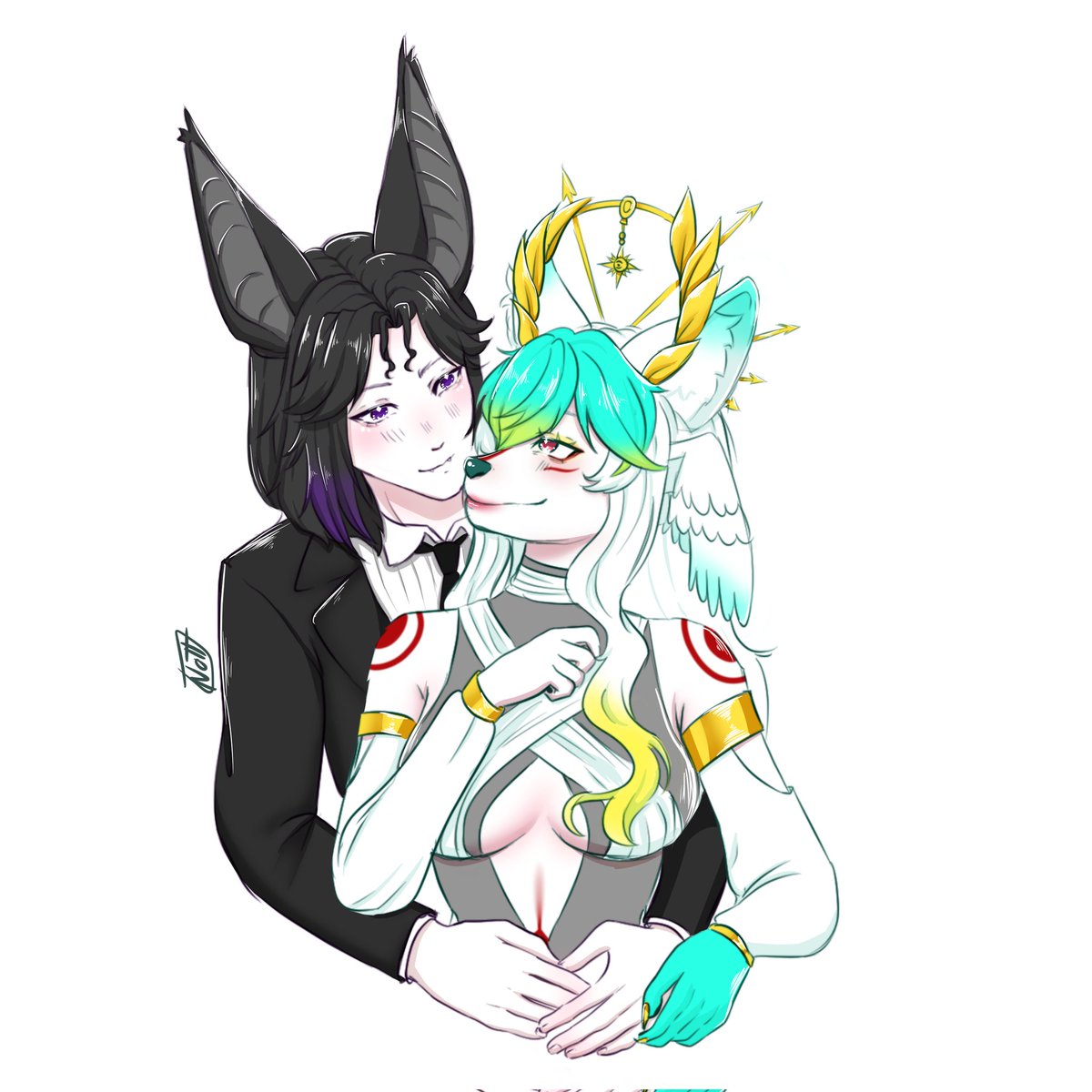 Une joyeuse st Valentin a tous, mes celestials!

Art by <a href="/Nottanartist/">Nótt 👑✨ | Vtuber EN/FR | Comms OPEN</a>
#ValentinesDay2026