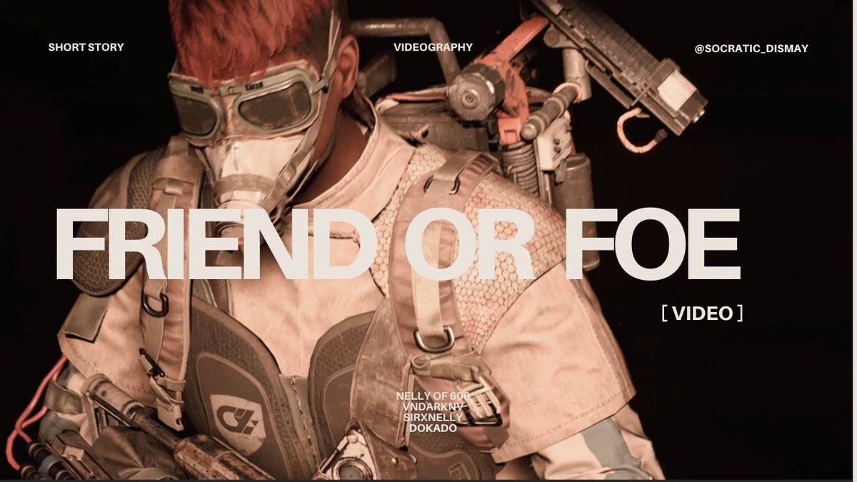 Socratic_Dismay's tweet photo. "Friend or Foe" - Short Arc Raider Video

Are you a PvP or PvE player?🧐

#ArcRaiders #Videography #LookAlive
@ARCRaidersGame https://t.co/Qgh8SsLquw