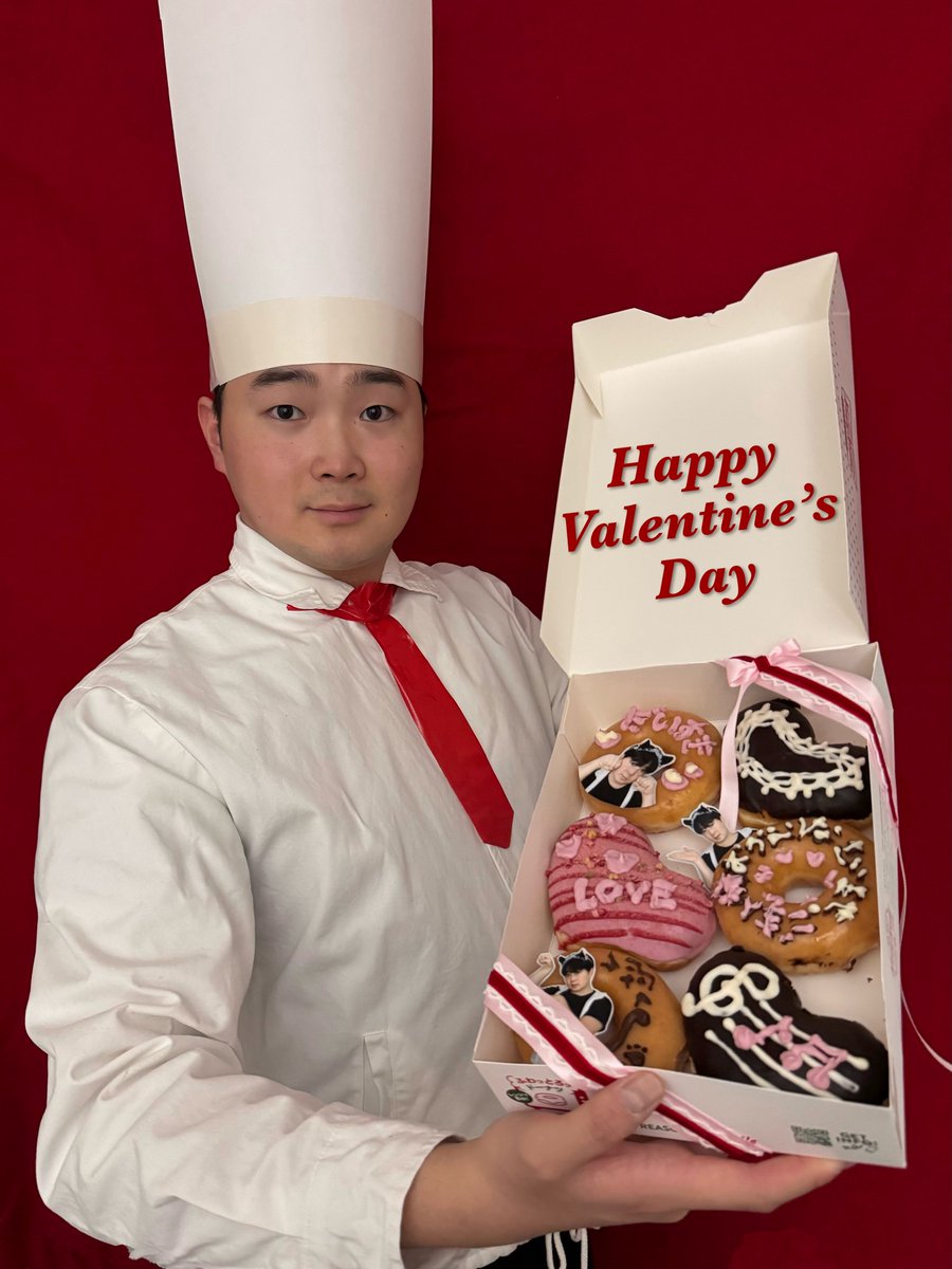 ryugaroid's tweet photo. Happy Valentine🍩🎀 https://t.co/SXk0Chk7jG