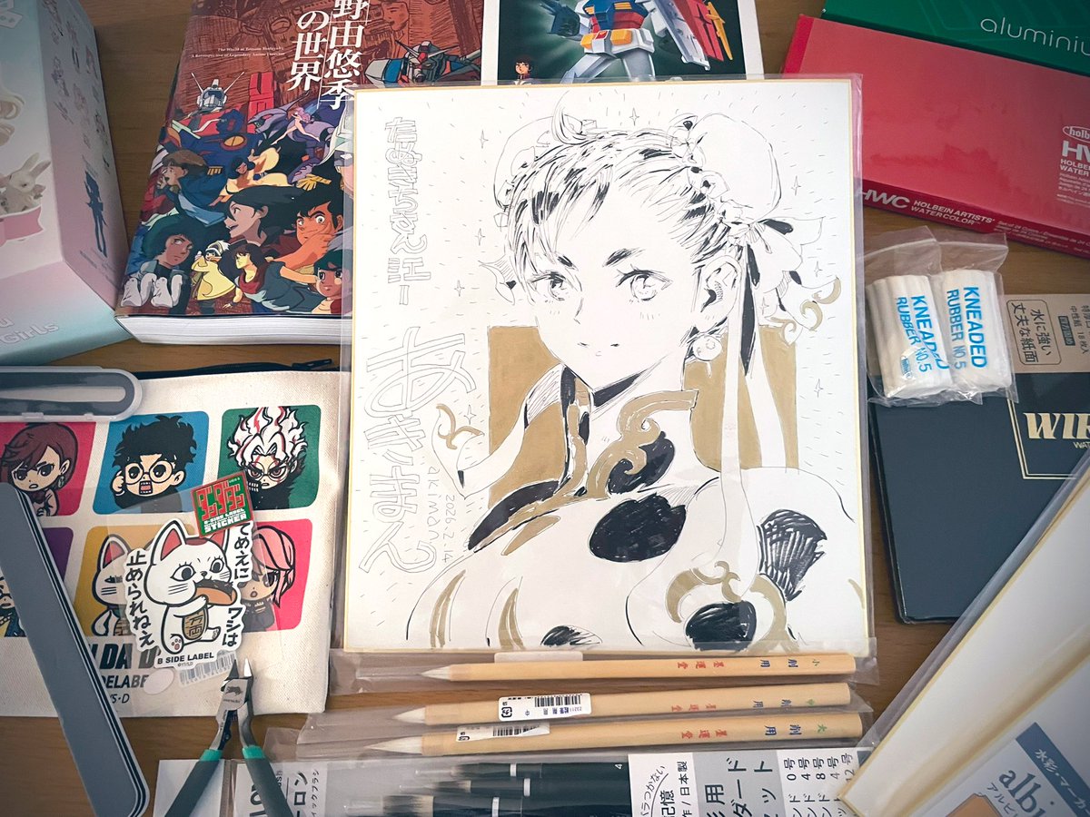 あきまん先生春麗、たぬきちさんイメージなのか、目がキラキラしてて