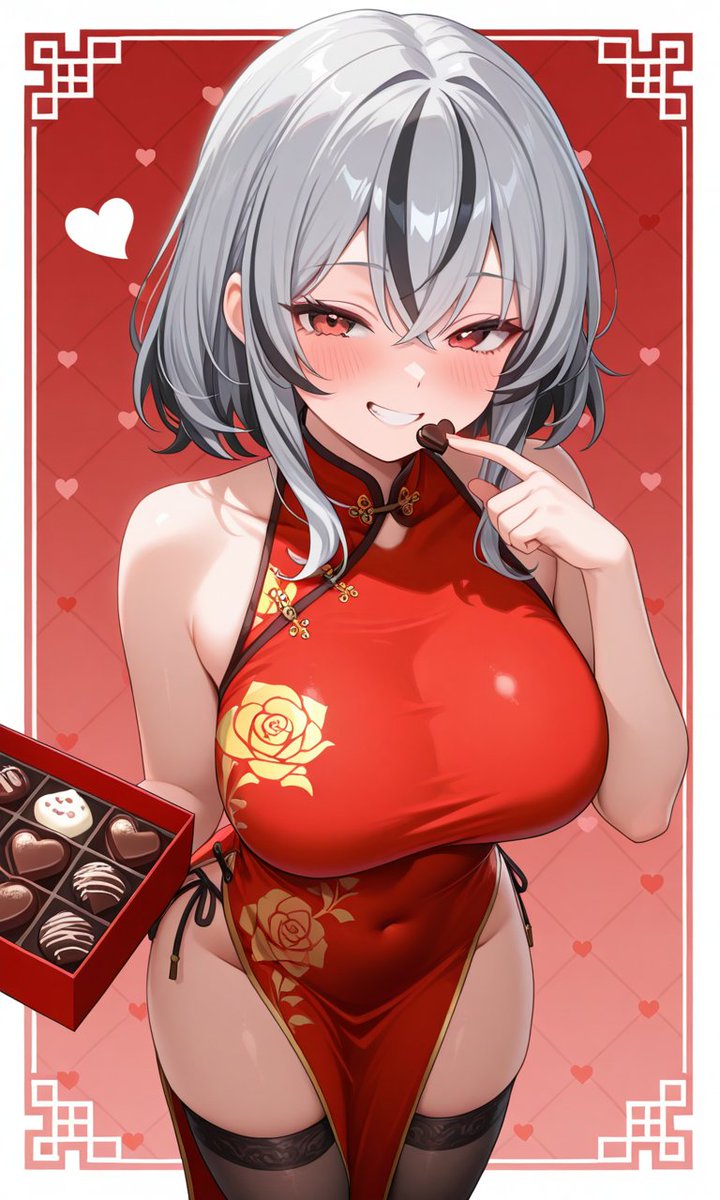 GessChan2409's tweet photo. 💝🍫✨️

       ❝ 𝗛𝗮𝗽𝗽𝘆 𝗩𝗮𝗹𝗲𝗻𝘁𝗶𝗻𝗲~❤️ ❞
                          
                              ♡
#GessChan #GessFestival
#OriginalCharacterart
#Valentine2026 #AI https://t.co/Qjad1D4dPv