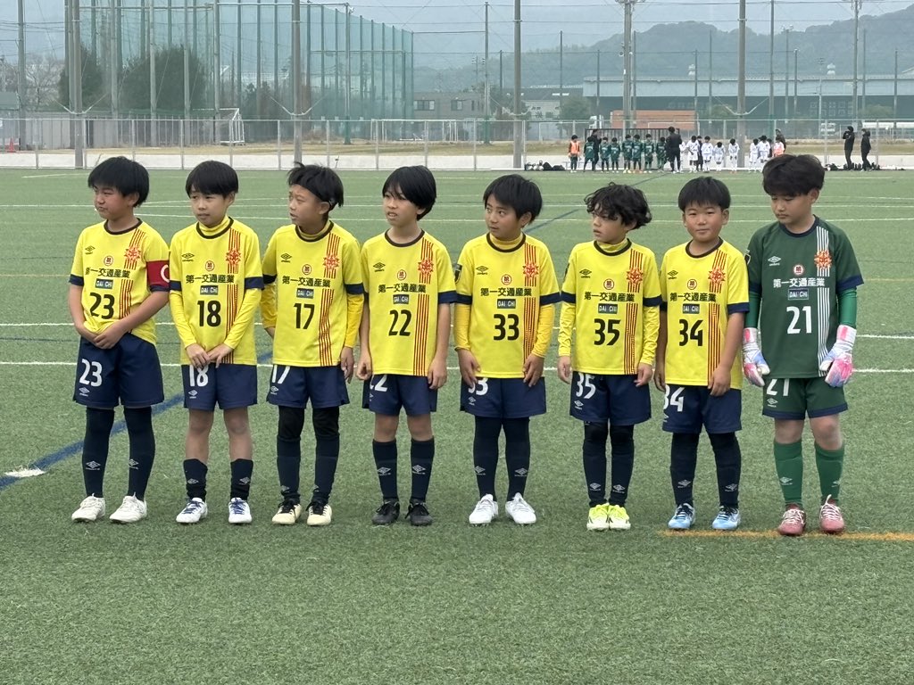 【U-10】
 U-10北九州大会二次リーグ

[試合結果] 
1試合目vsPSTC
1(0-0/1-1)1
得点者：日渡

2試合目vsラソス
2(1-1/1-1)2
得点者：辻村、西畑

[次戦] 
2/21(土)9:00Ｋ.O
決勝トーナメント1回戦vsWISH

対戦いただいたチームの皆さま、審判の皆さま、多くの学びある機会をありがとうございました。