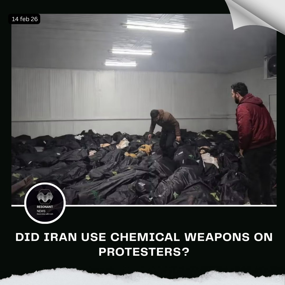 🚨𝗕𝗥𝗘𝗔𝗞𝗜𝗡𝗚 :𝗗𝗶𝗱 𝗜𝗿𝗮𝗻 𝗨𝘀𝗲 𝗖𝗵𝗲𝗺𝗶𝗰𝗮𝗹 𝗪𝗲𝗮𝗽𝗼𝗻𝘀 𝗼𝗻 𝗣𝗿𝗼𝘁𝗲𝘀𝘁𝗲𝗿𝘀?

⚡️Disappeared Bodies, Mass Burials and ‘30,000 Dead’-Iran Crackdown Allegations Deepen
⚡️Human rights groups are urging the United Nations to investigate claims that Iranian