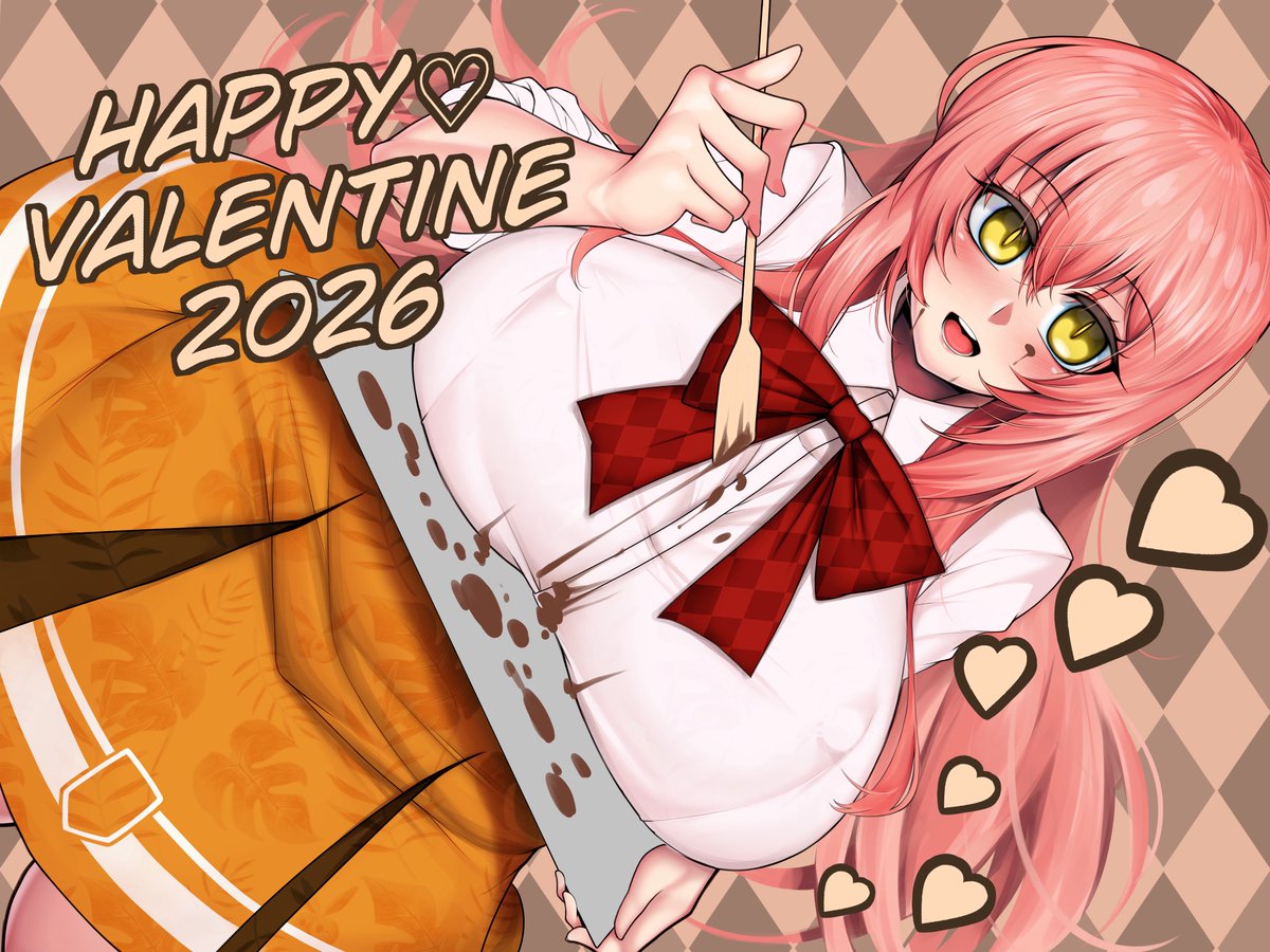 #バレンタイン #ガクトゥーン #ライアーソフト
毎年恒例のガクトゥーンのネオンちゃんバレンタイン絵です。お納めくださいませ笑

制服、エプロン、裸エプロン、裸差分です笑
頭巾着用時はポニテのつもりだけどわかりにくいか…そもそも謎チョコ作製風景なのはご愛嬌で…
('◑ω◐`) 