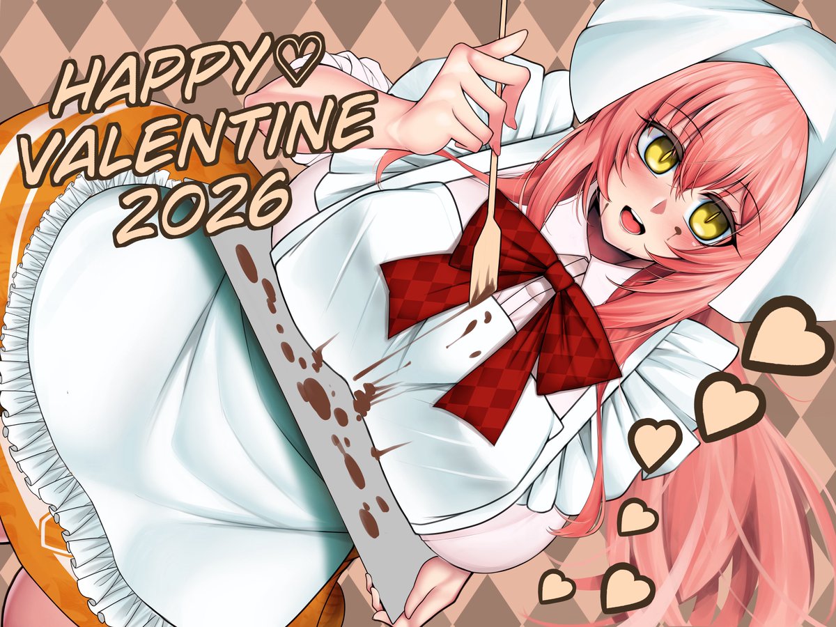 #バレンタイン #ガクトゥーン #ライアーソフト
毎年恒例のガクトゥーンのネオンちゃんバレンタイン絵です。お納めくださいませ笑

制服、エプロン、裸エプロン、裸差分です笑
頭巾着用時はポニテのつもりだけどわかりにくいか…そもそも謎チョコ作製風景なのはご愛嬌で…
('◑ω◐`) 