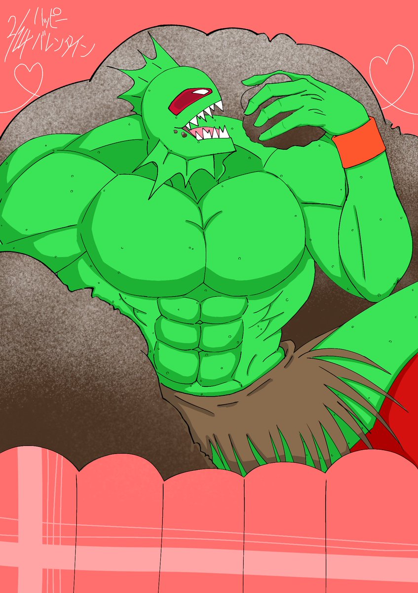 巨大チョコカップケーキを食べるアトたん　超可愛い優勝アトしか勝たん大好き
#ハッピーバレンタイン