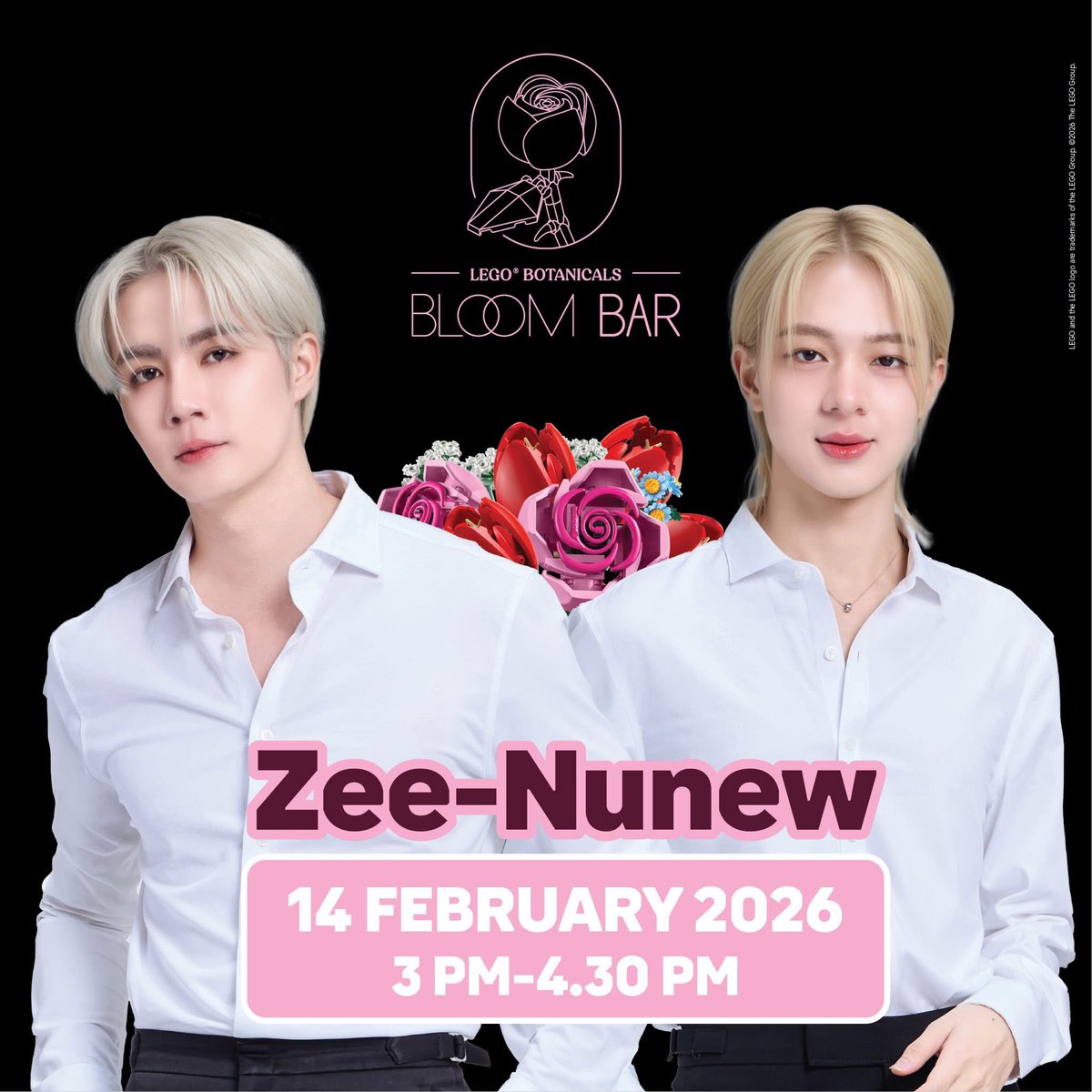 ZNN_Intl's tweet photo. Love blooms wherever they go🌹

What are you looking forward to on this afternoon's event with Lego Botanicals and ZNN?

#LEGOBotanicalsxZeeNuNew
#ZeeNuNew
@zee_pruk @CwrNew https://t.co/kVT0e71OFX