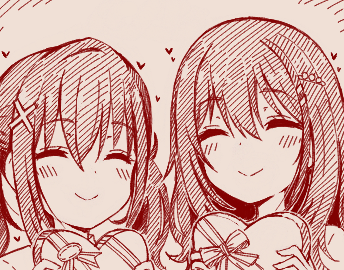 ひびめし絵！
くれまこを描かざるを得ない！