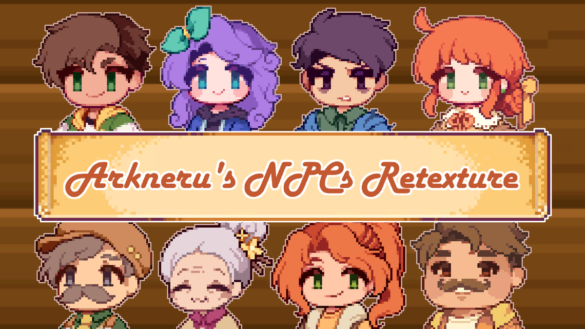 스타듀밸리 NPC 리텍스쳐 3.0 버전이 업데이트되었습니다!✨
Stardew Valley NPC's retexture ver.3.0 is updated!✨
nexusmods.com/stardewvalley/…
#StardewValley