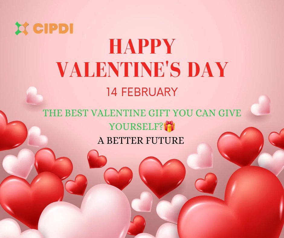 cipdiusa's tweet photo. At CIPDI, we believe real love means preparing yourself for greater opportunities.

This season of love, choose: 
✔ Growth
✔ Knowledge
✔ Skill development
✔ A brighter tomorrow
Fall in love with becoming your best self.
Happy Valentine’s Day 💙

#LoveYourFuture #CIPDI https://t.co/M3v8zKb1bt