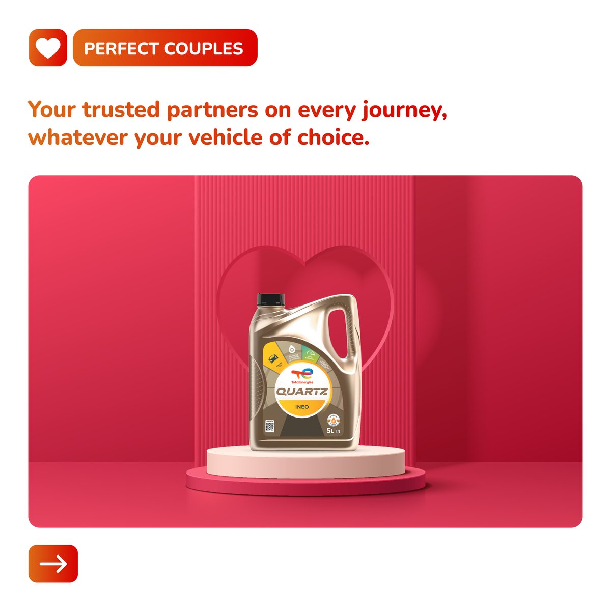 TotalEnergiesGH's tweet photo. This Valentine’s Day, let's celebrate together the ultimate relationship built on trust: your engine and the oil that’s made for it. https://t.co/PQsRceSd1p