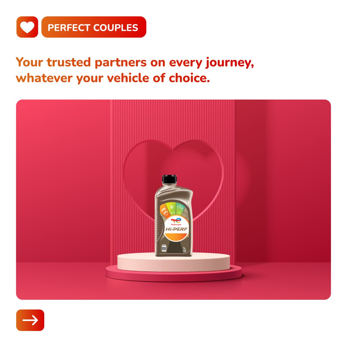 TotalEnergiesGH's tweet photo. This Valentine’s Day, let's celebrate together the ultimate relationship built on trust: your engine and the oil that’s made for it. https://t.co/PQsRceSd1p