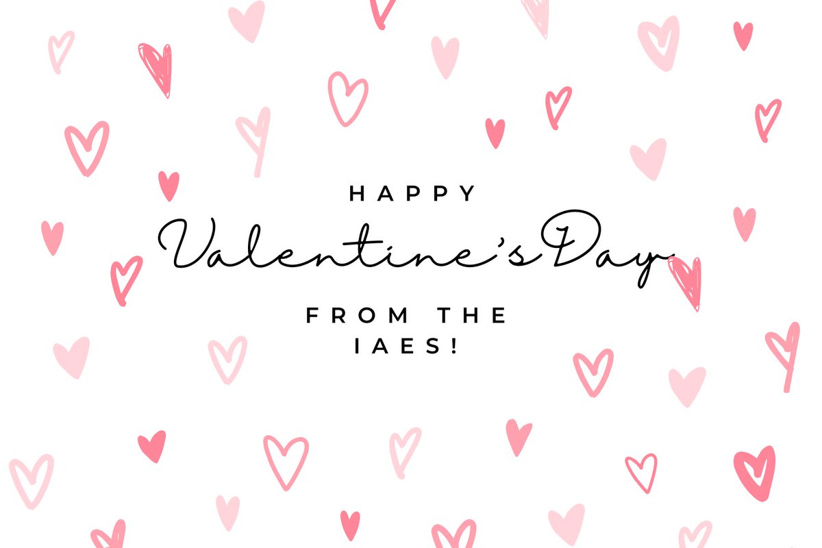 Happy Valentine's Day from the IAES!
#ValentinesDay
