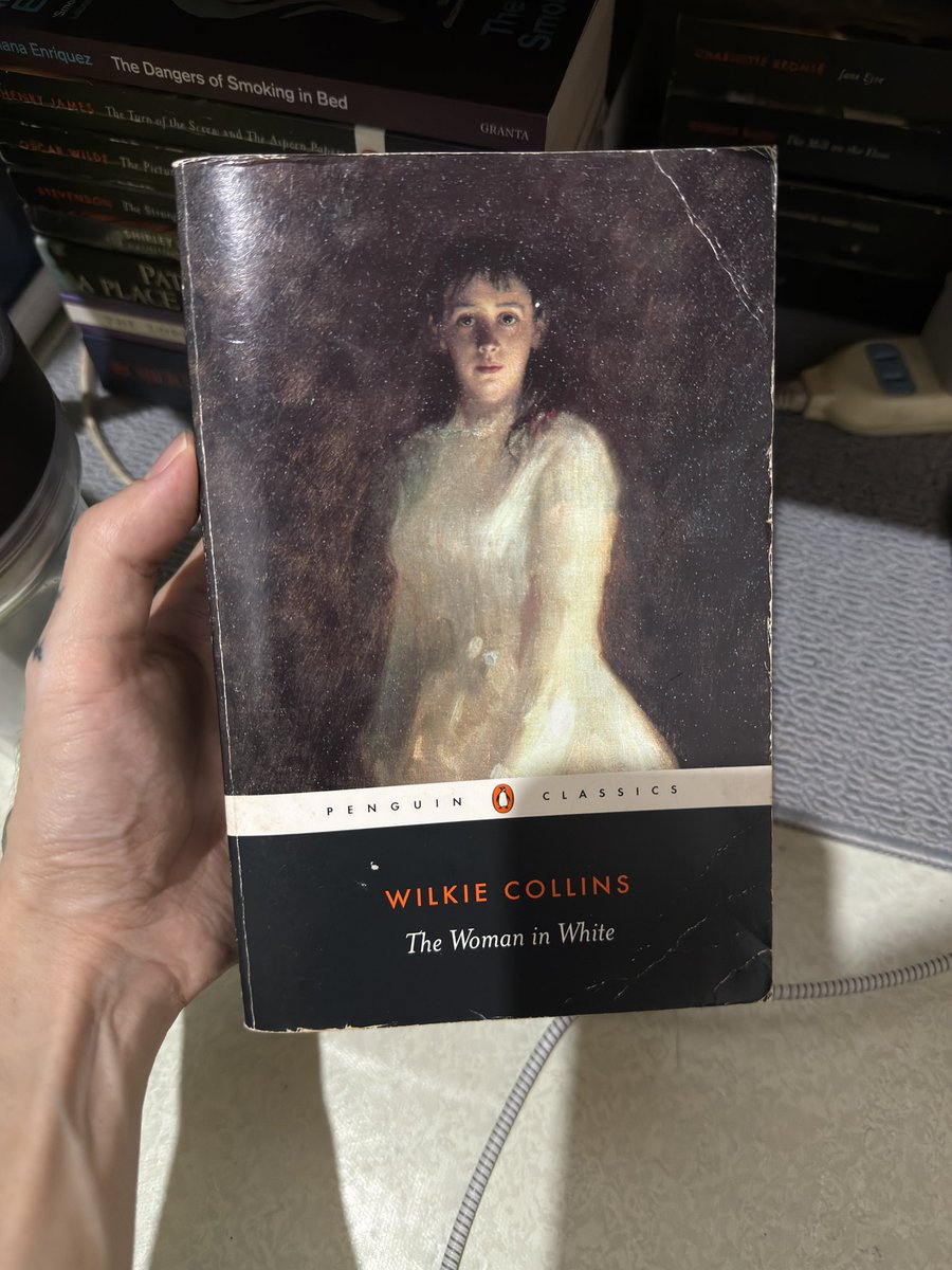been hunting for this particular the woman in white cover! now in my hands and collection!

the woman in white - wilkie collins