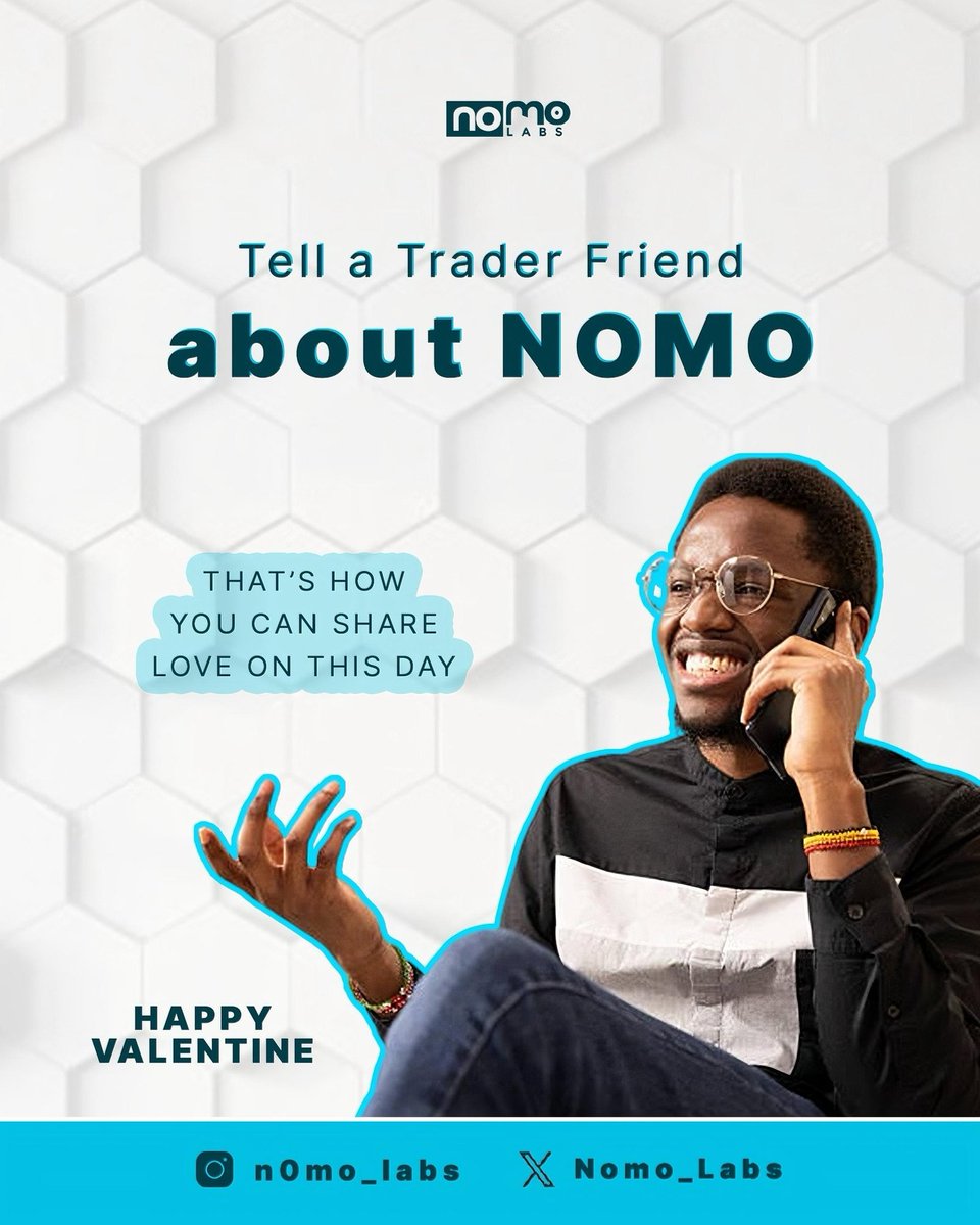 NomoSATM's tweet photo. Love is good.
Profitable love is better.

This Valentine, give your trader friend something that actually compounds, insight, precision, and edge.

Tell them about NOMO. 💙📈

#NOMOLABS #TradeSmart #ValentinesDay #TradersCommunity https://t.co/wdFU7CcNX2