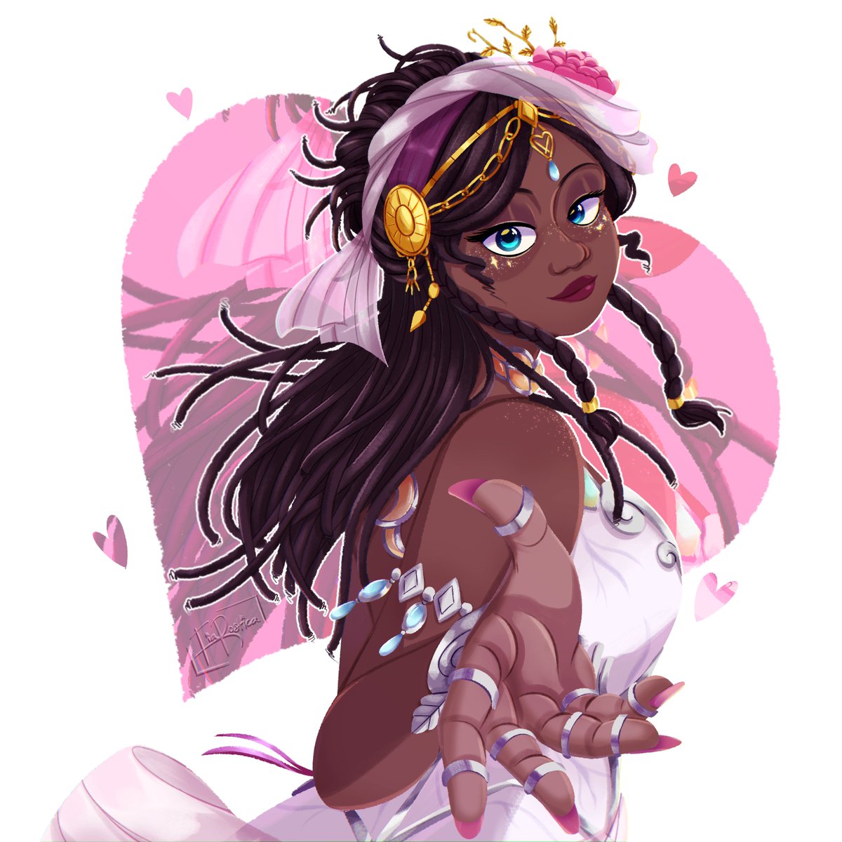 fia_rostica's tweet photo. Will you take her hand? 💕

#IdentityV #IDV #PatriciaDorval #IDVEnchantress #identityVイラスト https://t.co/uSdNzYuOzO