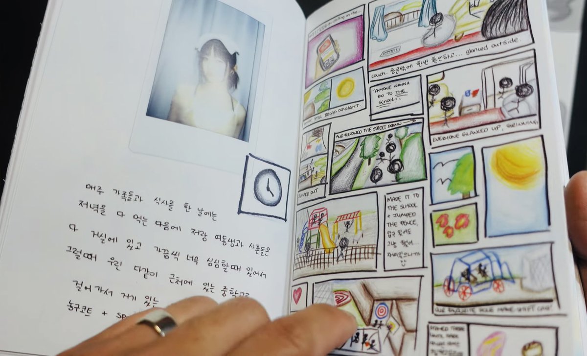 Jujur dulu gue pertama ngeliat ini lebih ke shock karena mirip banget ama konsep doodle yang NewJeans pake literally dari debut albumnya mereka