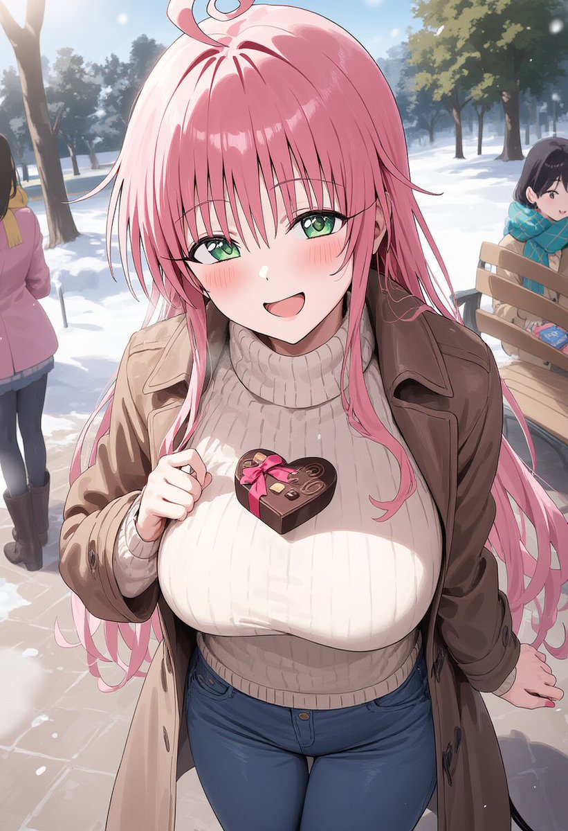 yuruiAI2's tweet photo. バレンタインデーチョコをどうぞ

ToLOVEるダークネス  
古手川唯 ＆ ララ 
SFW illustration #AIart   #toloveru https://t.co/2VrOwMbTRu