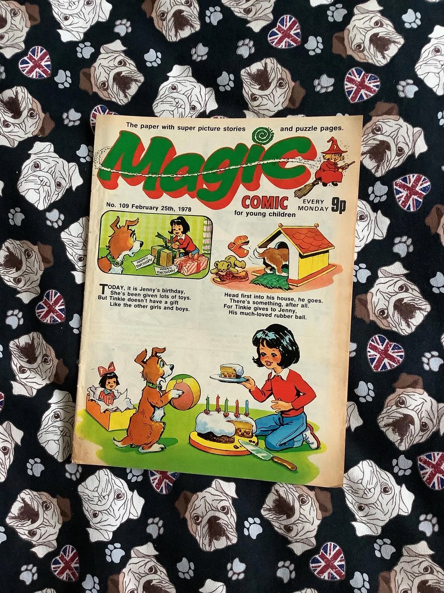 WatsonsVintage's tweet photo. NEW LISTING A Fun, Nostalgic #giftidea Rare Vintage 25th February, 1978 'Magic Comic' Comic Strip Stories - Childhood Nostalgia - Fun Retro 1978 Birth Year Gift - Biffo the Bear https://t.co/Rpl3p8dnjo via @Etsy #VintageComics #ChildrensComics #MagicComic #1978Gift #February https://t.co/2AoF88fqHA