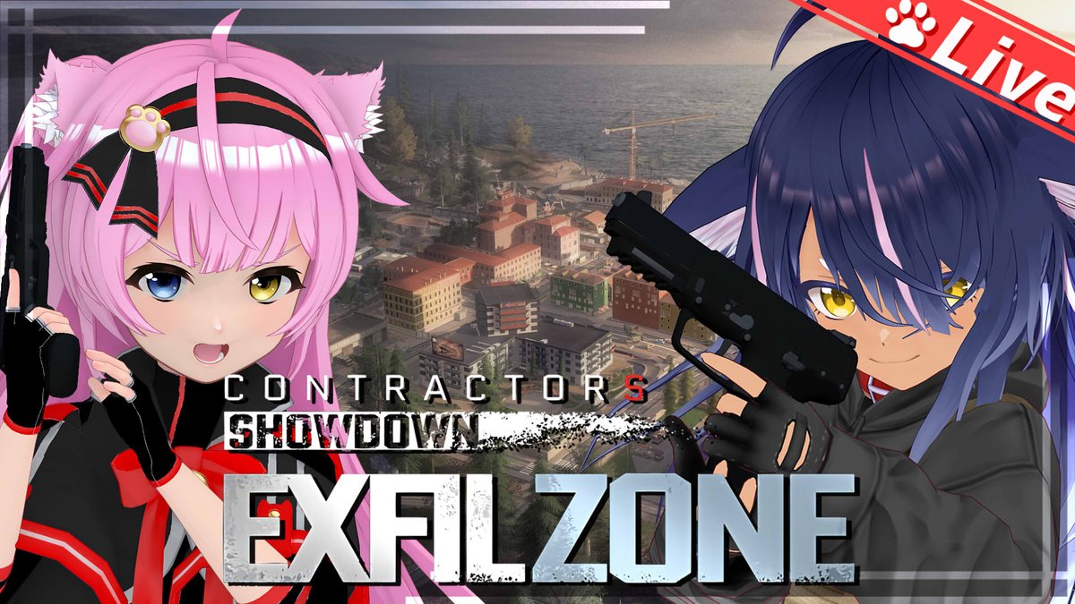 MutsuPachi_Ch's tweet image. 【配信告知】

今夜は２１時からコラボ‼️
『Contractors Showdown : ExfilZone』

メトロに行ったり高難度タスクを回しまくります。
地獄みたいなコラボの始まりダァ😇😇😇