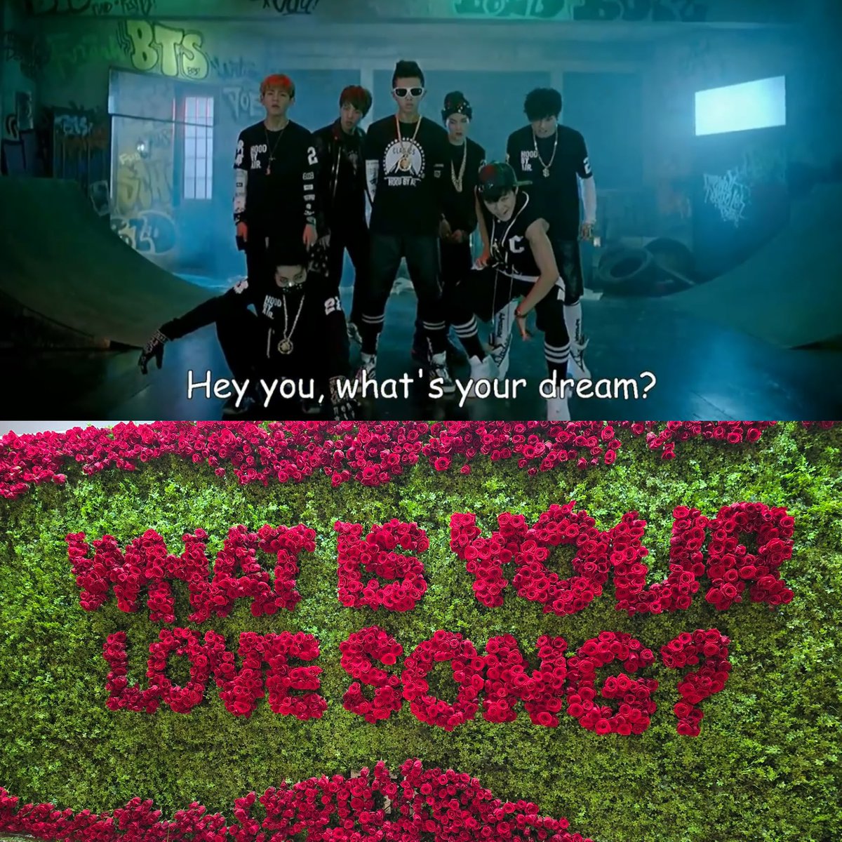 2013 BTS : what is your dream?
2026 BTS : what is your love song?

😭😭😭😭😭😭😭